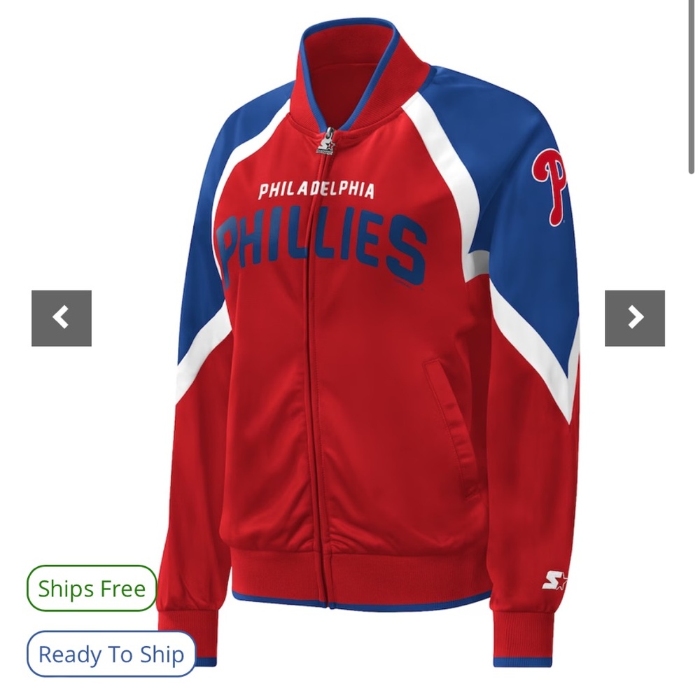 Phillies Starter - full zip track jacket ♥️⚾️